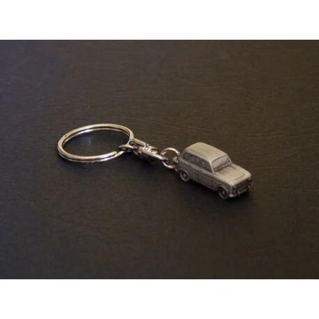Porte-clés Renault 4 et 4L, R4, en étain - Photo 1/1