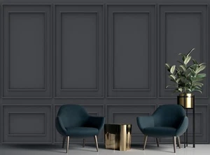 Dark Wood Panels Wall Mural Photo Wallpaper 3d Decor Paper Poster Free Paste Art - Picture 1 of 8