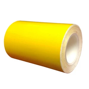 Tape Planet 3 mil 4" x 10 yard Roll Yellow Outdoor Vinyl Tape - Picture 1 of 1
