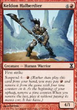 KELDON HALBERDIER X4 4 4X Time Spiral MTG Magic the Gathering Cards DJMagic