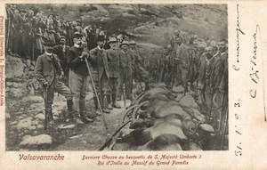 VALSAVARENCHE, Aosta - Partenza per la Caccia di S.M. Umberto I - Savoia - #008 - Picture 1 of 2