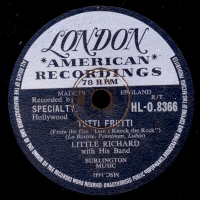 LITTLE RICHARD Tutti Frutti -Klassiker-/..Sally   78rpm Schellackplatte S7496 - Bild 1 von 2