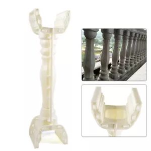 2 Pezzi Stampi Balaustre Stampo Adatto Calcestruzzo Gesso Cemento Plastica Colata Bianco - Foto 1 di 12