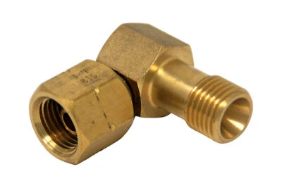 Elbow 1/4" Inch Gas Connector Angle Gas Cooker Gas Hose Brass Propane - Image 1 of 4