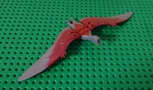 LEGO Jurassic World Pteranodon Dinosaurio Rojo Oscuro Ptera04 Minifigura Incompleta - Imagen 1 de 2