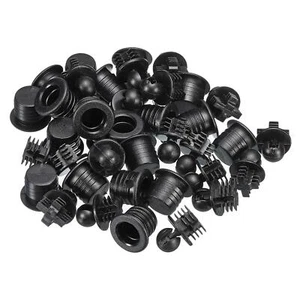Speaker Grill Guides Plastic Black Ball Socket Type Dia 10.6mm Pack of 20 - Picture 1 of 6