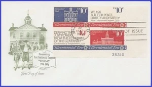 USA3 #1543-46 U/A ARTMASTER FDC PB4 First Continental Congress - Picture 1 of 1