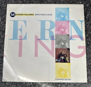 VINYL 12" SINGLE MODERN TALKING BROTHER LOUIE EXTENDED VERSION 1986 UK 1ST PRESS - Picture 1 of 8