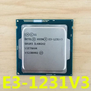Intel Xeon E3-1231 V3 CPU 4-Core 3.4GHz 8M LGA 1150 SR1R5 80W Processor - Picture 1 of 3
