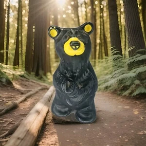 Jeff Fleming "Boyd" Bear with Paws Clasped 3" black big sky - Foto 1 di 11