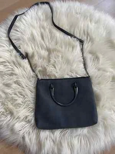 Damen kleine Tasche Schultertasche Umhängetasche Leder Optik schwarz Kunstleder - Bild 1 von 5