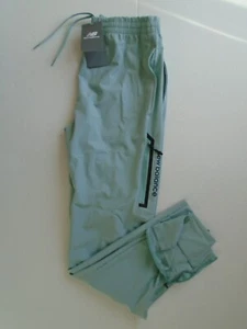 NEW BALANCE All Motion JOGGERS Mens Running Pants L.-Green w/Side Pkt. Size M - Picture 1 of 3