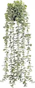1Pcs Fake Plants Hanging Artificial Decor Faux Potted Eucalyptus Plants for Boho - Picture 1 of 12