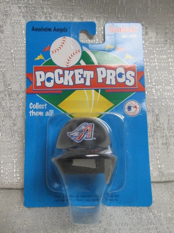 1997 Anaheim Angels Riddell Pocket Pros Baseball Mini Helmet Cover