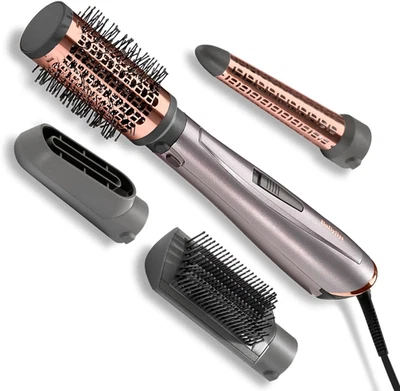 THE CONAIR GROUP Babyliss Air Styler 1000W - All in One Hair Dryer Brush, Volumiser and Curler, A