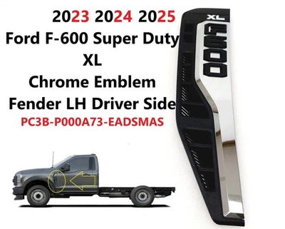 2023 2024 2025 Ford F-600 SD XL Guardabarros Ventilación Lado del Conductor Izquierdo PC3B-P000A73-EA Foto 1 de 4