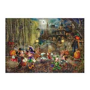 1000piece Jigsaw Puzzle Disney Mickey and Minnie Halloween Fun 51x73.5cm 501 - Picture 1 of 7