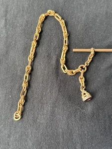 Antique Watch Chain & Fob - Picture 1 of 12