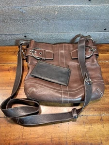 Bolso Coach de Cuero Estilo Lona Cartera C06S-1452 con Cartera Pequeña - Imagen 1 de 10