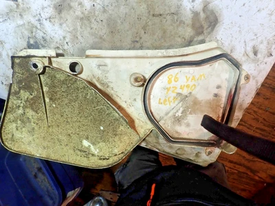 1986 Yamaha YZ 490 Left/Number Plate Airbox Cover - Image 1 of 4