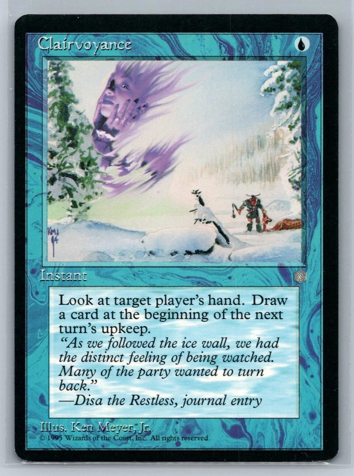 Magic the Gathering MTG Clairvoyance (63) Ice Age - Image 1 of 1