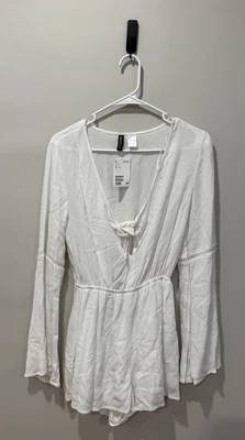 NEW NWT H&M Divided White Summer Dress Size 2 - Image 1 of 3
