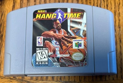 NBA Hang Time Nintendo 64 N64 1996 Game Cartridge only Tested & Authentic - Image 1 of 3