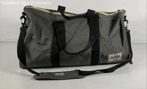 The Herschel Gray Novel Detachable Shoulder Strap Double Handle Duffle Bag - Picture 1 of 6
