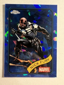 Topps 2025 Cromo Marvel Zafiro Nick Fury Base 193 - Imagen 1 de 2