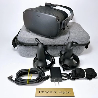 Meta Oculus Quest 1 VR Headset 64GB Black with 2 Controllers Case /FAST SHIP - Image 1 of 4