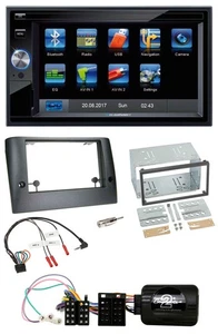 Blaupunkt 2DIN Bluetooth TMC USB Lenkrad SD Navigation für Fiat Stilo 2005-2007 - Bild 1 von 10
