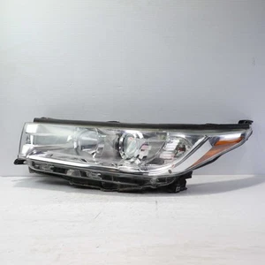 2017-2019 Toyota Highlander Bright Chrome Halogen No DRL Left Side Headlight OEM - Picture 1 of 15