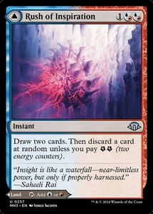 1x Rush of Inspiration (FOIL) - NM - See Pic for Set - SPARROW MAGIC - Picture 1 of 1