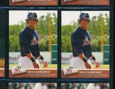 Lot (2) 2007 Grandstand #30 Javi Sanchez Fort Myers Miracle (CH7) SWSW