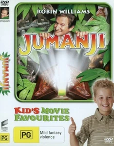 Jumanji DVD (Region 4) VGC Kid's Movie Favourites Robin Williams - Picture 1 of 3