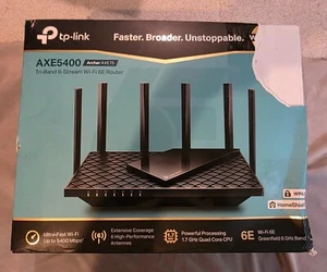 TP-Link AXE5400 Tri-Band WiFi 6E Router Archer AXE75 - Gigabit WLAN Internet - Bild 1 von 4