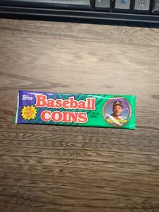 MONETE BASEBALL TOPPS 1990 NUOVE CONFEZIONE 3 METALLO RICKEY HENDERSON OTTIME CONDIZIONI - Foto 1 di 2