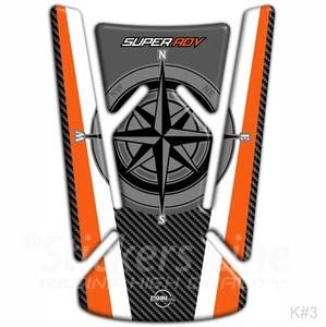 Sticker Tank Pad 3D Compatible for Motorcycle KTM 1290 Super Adventure K#3 - Picture 1 of 1