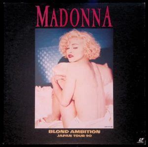 Madonna Blond Ambition Japan Tour 90 Japan LaserDisc 1990 + Insert - Picture 1 of 8
