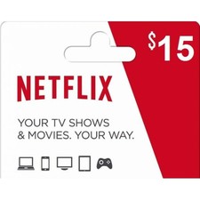 Netflix $15 Gift Card | Fastest Delivery