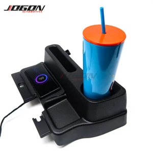 Central Storage Box For Toyota Land Cruiser LJ70 FJ76 FJ78 LC79 Wireless Charge - Foto 1 di 9
