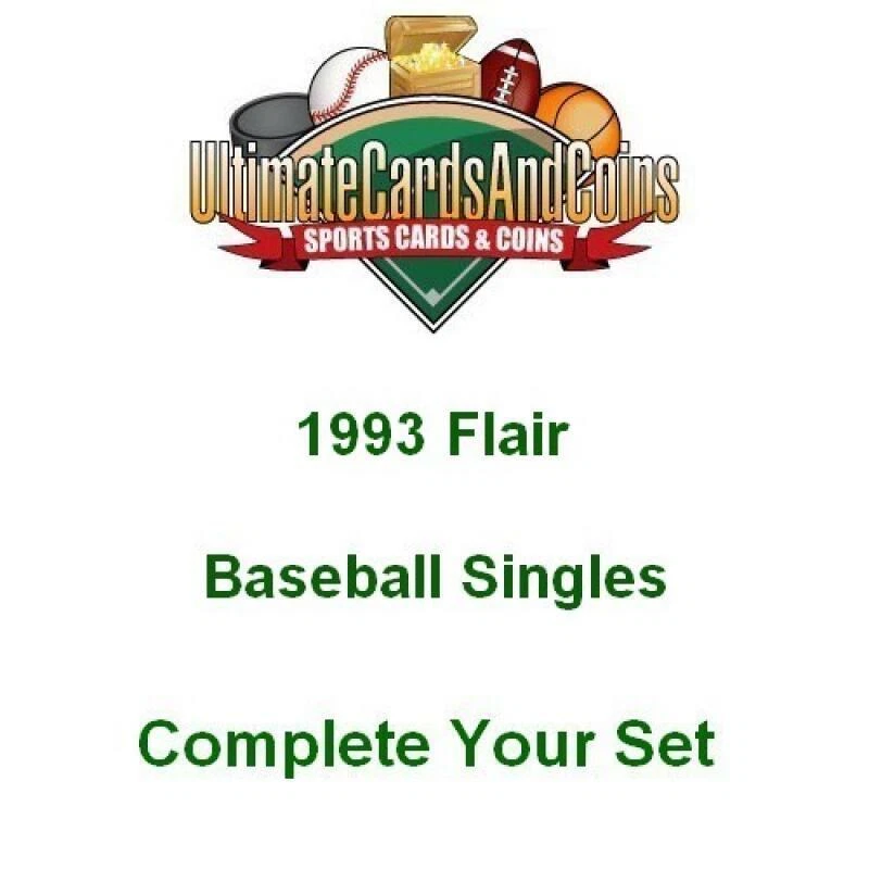 1993 Flair Baseball Singles 1-150 Complete Your Set NM-MT - Image 1 of 1