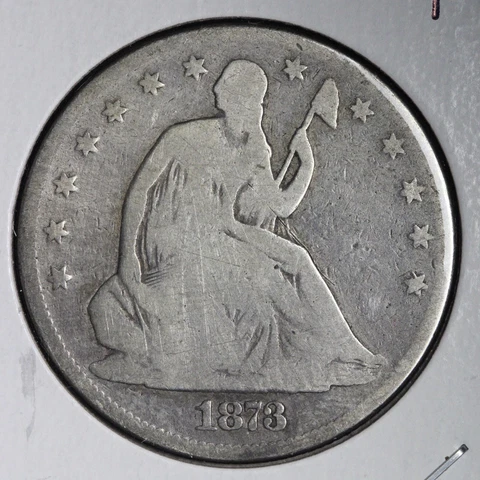 1878 Seated Liberty Half Dollar CHOICE FINE E851 UNH Cover