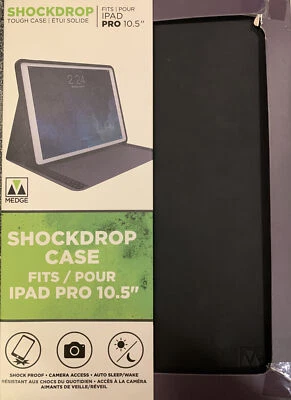 MEDGE Shockdrop Case iPad Pro 10.5” Black New Camera Access Auto Sleep/Wake - Image 1 of 2