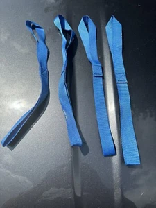 4 Piece Soft Loop Tie Down Straps 1500 Lbs Each Car Motorcycle Luggage US SELLER - Picture 1 of 2