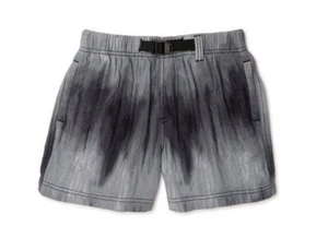 Wonder Nation Boys Black / Gray Buckle Up Shorts Size XL 14/16 NEW - Picture 1 of 3