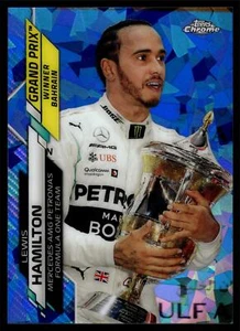2020 Topps Chrom SAPHIR Formel 1 LEWIS HAMILTON #134 MERCEDES BAHRAIN - Bild 1 von 2