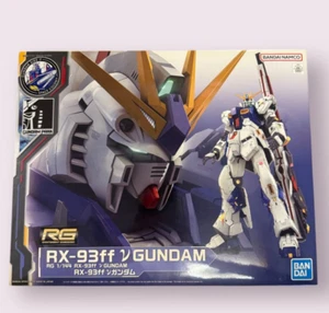 Bandai GUNDAM SIDE-F LTD RX-93ff ν Gundam Nu Gundam RG 1/144 Fukuoka USD - Imagen 1 de 11
