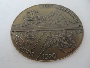 1970 Regionale Automobielsport Club West Nederland Nachtrit Car Rally Badge - Picture 1 of 2