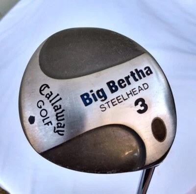 Callaway Big Bertha Steelhead 3 Madera Derecha Memphis 10 98 Eje de Acero R Flex 42.5" Foto 1 de 4